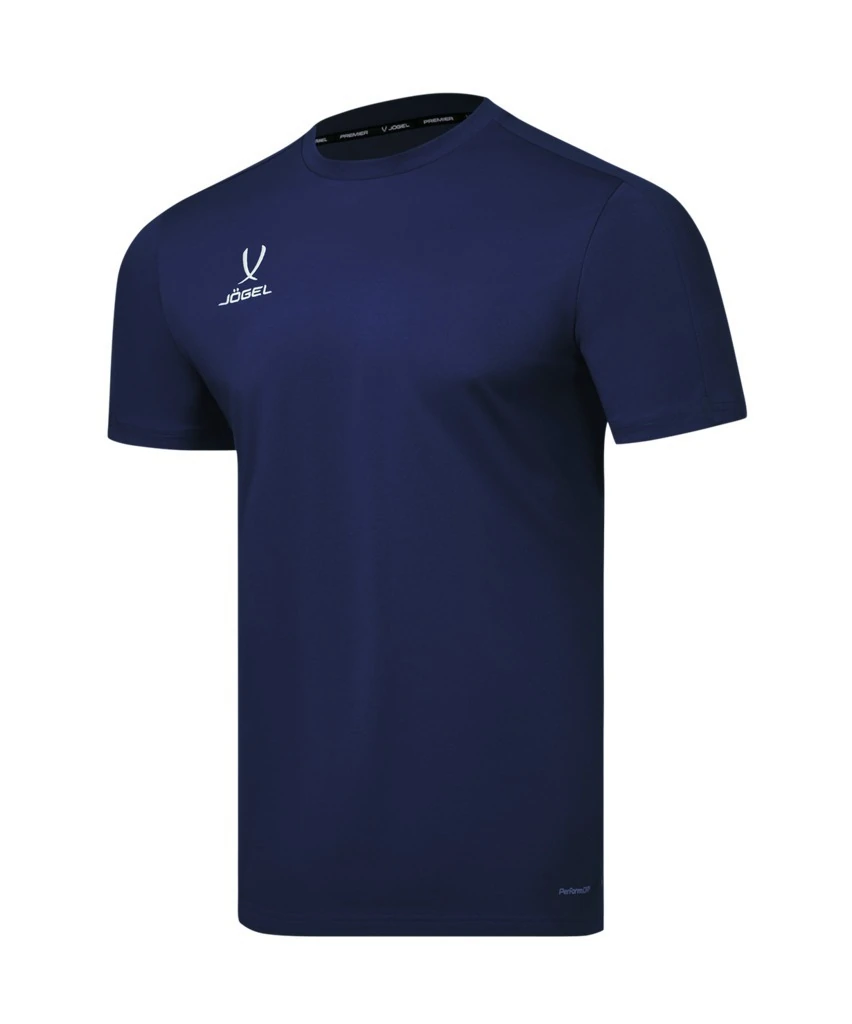Фото Футболка тренировочная JOGEL PREMIER PerFormDRY TRN CVC Tee, темно-синий (2126418) - интернет-магазин МегаТерем в Москве
