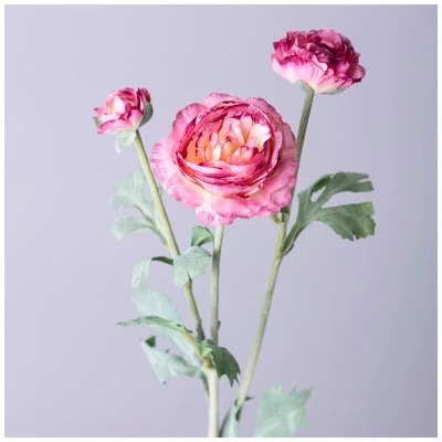 Цветок искусственный "ранункулюс" высота=48см. Lefard (287-536)