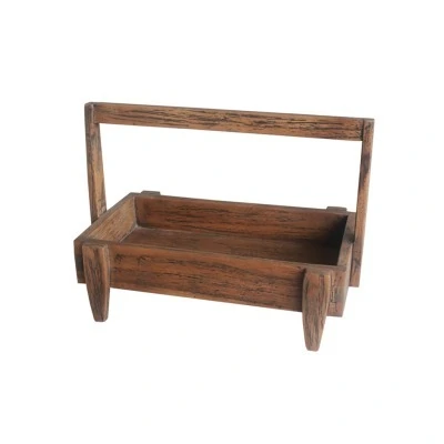 Поднос OT-103-TRY, Тиковое дерево, Black, ROOMERS TABLEWARE