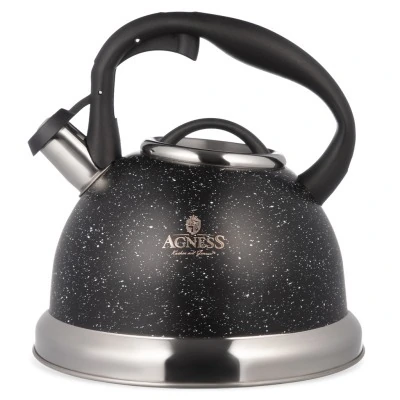 Чайник agness со свистком, ...