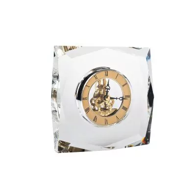 Часы настольные, 14*5*15 см. цвет золотой (TT-00001655)