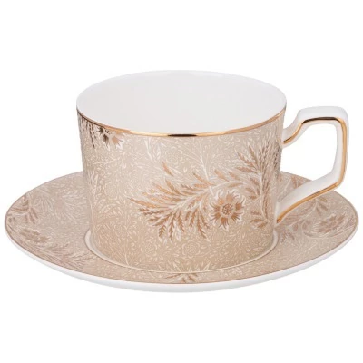 Чайная пара lefard "золотые узоры" 280 мл (264-1168) 