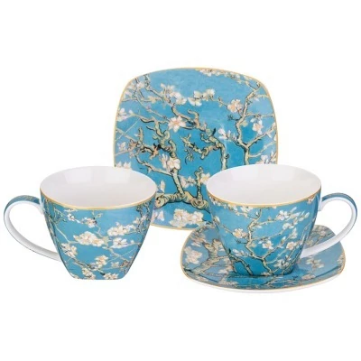 Чайный набор lefard "art collection" (в. ван гог) на 2 пер. 4 пр. 250 мл (104-1016) 