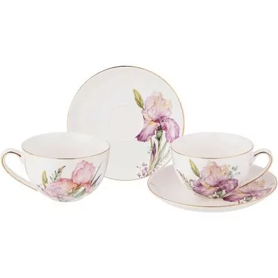 Чайный набор lefard "irises" на 2 пер. 4 пр. 280 мл (590-334) 