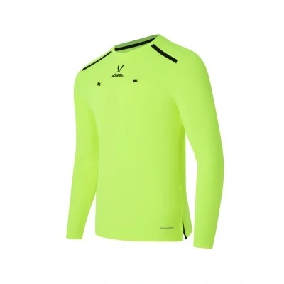 Футболка судейская с длинным рукавом JOGEL DIVISION PerFormDRY Referee LS Tee, желтый неон (2123316)