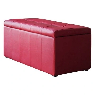 Банкетка-сундук Лонг красна...