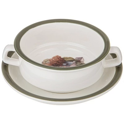 Бульонница с блюдцем lefard...