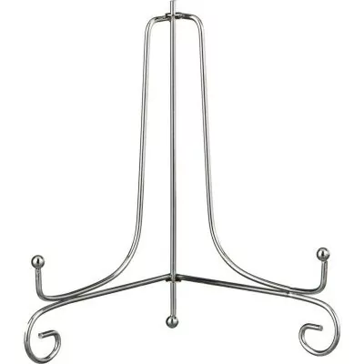 Комплект подставок для тарелок из 5 шт. 20*13 см. высота=20 см. цвет - серебро Lefard (244-102)