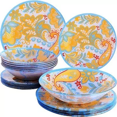 Столовый сервиз на 6 персон 19 предметов LORAINE (30675)