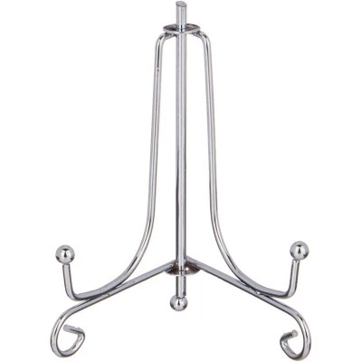 Комплект подставок для тарелок из 5 шт. 10*6 см. высота=10 см. цвет - серебро Lefard (244-114)