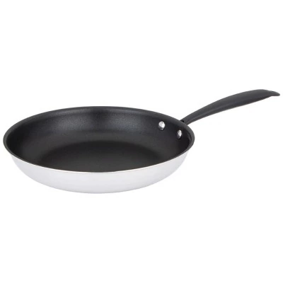 Сковорода c антипригарным покрытием "iron chef" agness 26*5.0cm технология 3-ply, нерж.сталь 18/10 (947-103) 