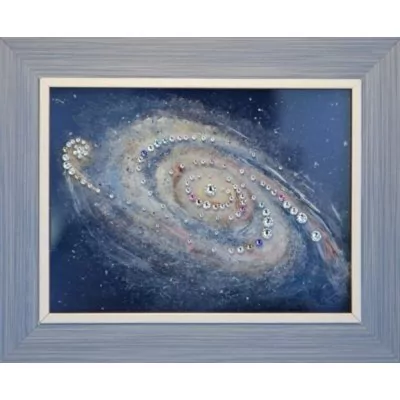 Картина Галактика с кристал...