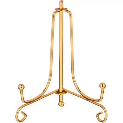 Комплект подставок для тарелок из 5 шт. 10*6 см. высота=10 см. цвет - золото Lefard (244-115)