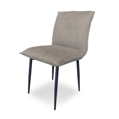 Стул Дуакс SC-3060HQ/Ans 16-15, каркас металл, обивка коттон, Ans 16-15 Vintage cotton Grey, ROOMERS FURNITURE