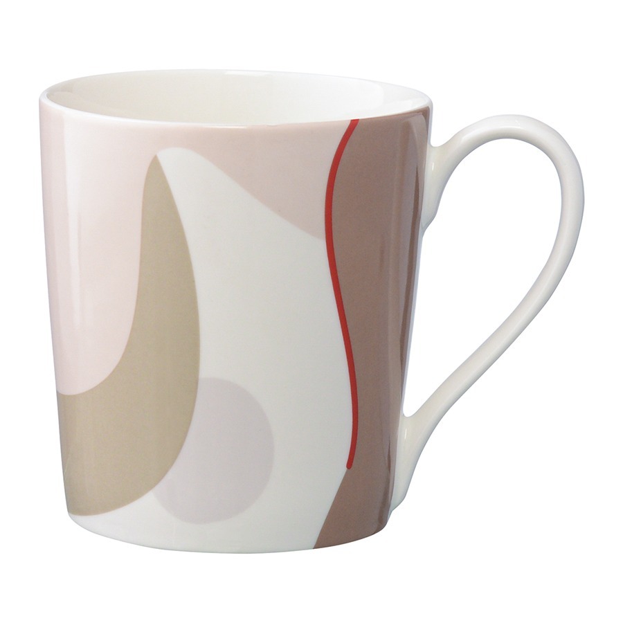 Фото Кружка бежевого цвета с авторским принтом из коллекции freak fruit, 350мл (73576) - интернет-магазин МегаТерем в Москве