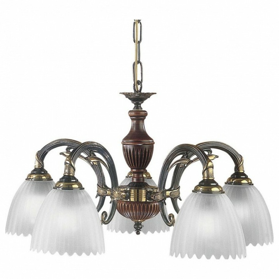 Фото Подвесная люстра Reccagni Angelo 3510 L 3510/5 RA_L_3510_5 - интернет-магазин МегаТерем в Москве