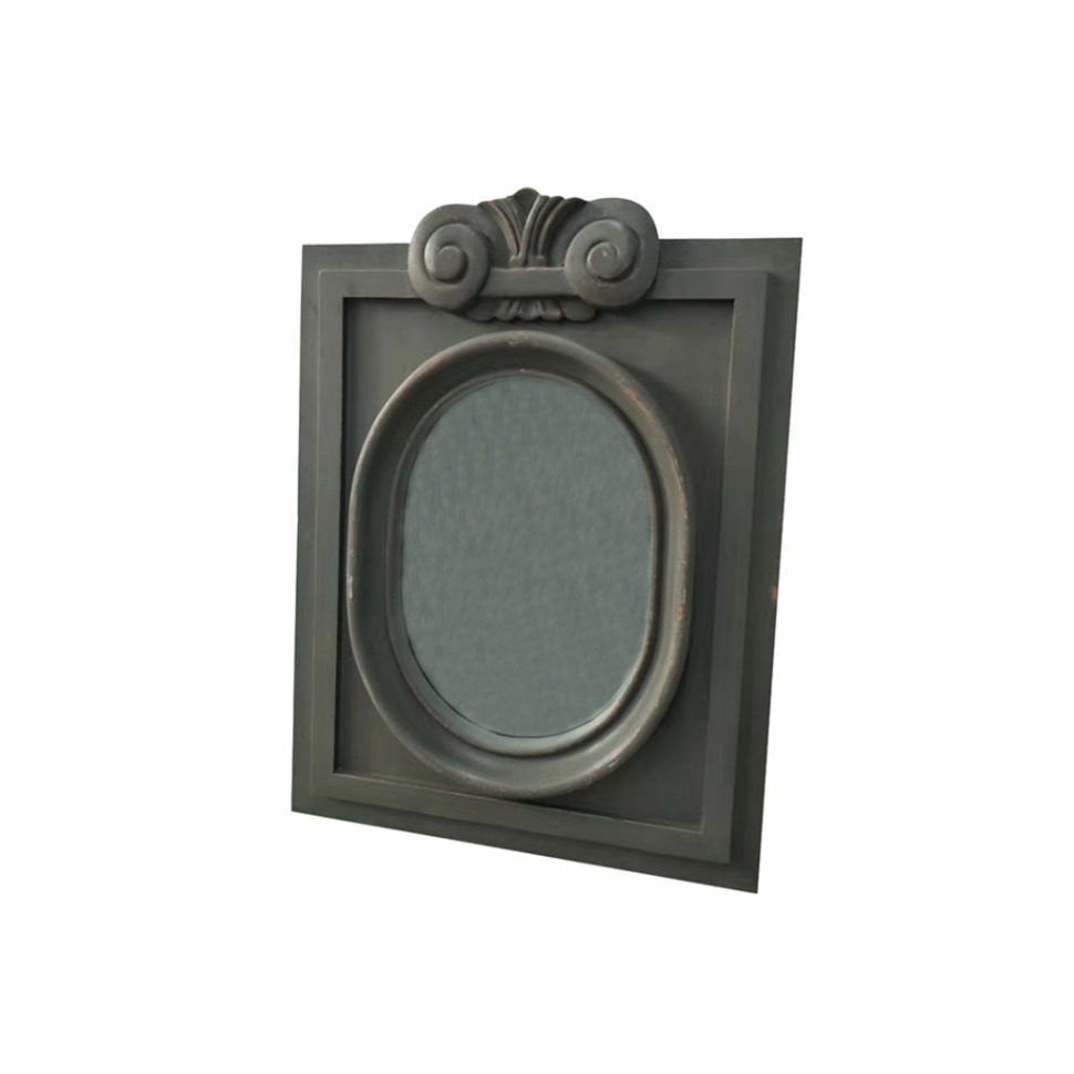 Фото Зеркало SH0709-17-01, Дерево, grey, ROOMERS FURNITURE - интернет-магазин МегаТерем в Москве