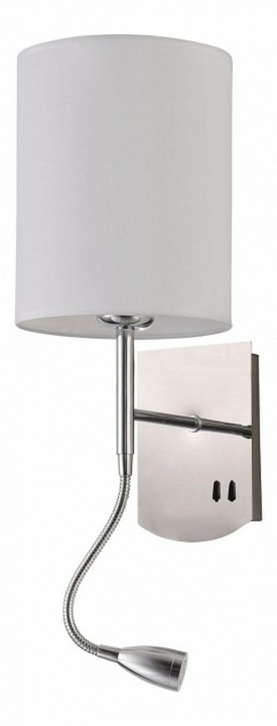 Фото Бра с подсветкой Maytoni Bergamo MOD617WL-01CH MY_MOD617WL-01CH - интернет-магазин МегаТерем в Москве