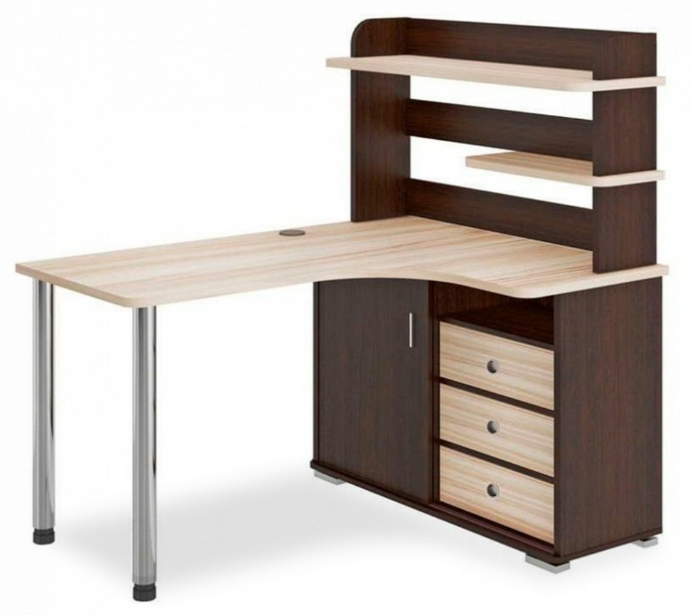 Фото Стол компьютерный Домино СР-145М MER_SR-145M_VKK-PRAV - интернет-магазин МегаТерем в Москве