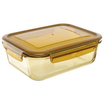 Контейнер для хранения и переноски продуктов 1,5 л янтарного цвета (76234)