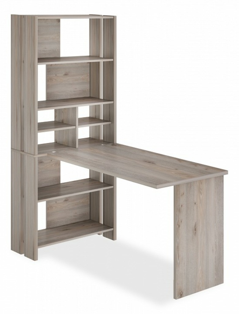 Фото Стол компьютерный Домино Лайт СТЛ-ОВХ+С120Прям без тумбы MER_STL-OVH-S120Pryam_bez_tumby_N - интернет-магазин МегаТерем в Москве