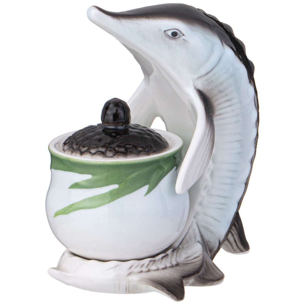 Фото Икорница lefard осетр 100 мл 1,25*9*14 см (58-1052)  - интернет-магазин МегаТерем в Москве