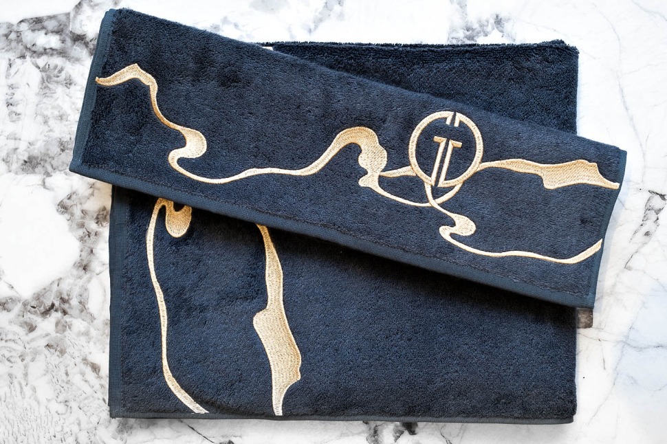 Фото Полотенце Мелодия модал графит 100*150 (TT-00013097) - интернет-магазин МегаТерем в Москве