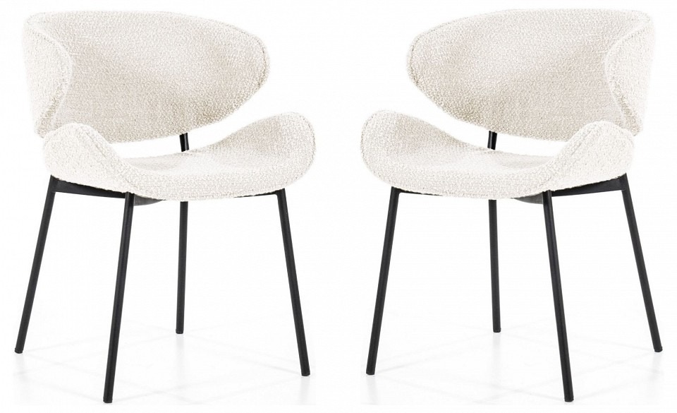 Фото Стул Haven (комплект 2 шт) бежевый,черный HSBI_DC-24122_beige_2 - интернет-магазин МегаТерем в Москве