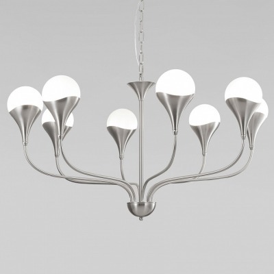 Подвесная люстра Eurosvet Calyx 60169/8 никель EV_a068277