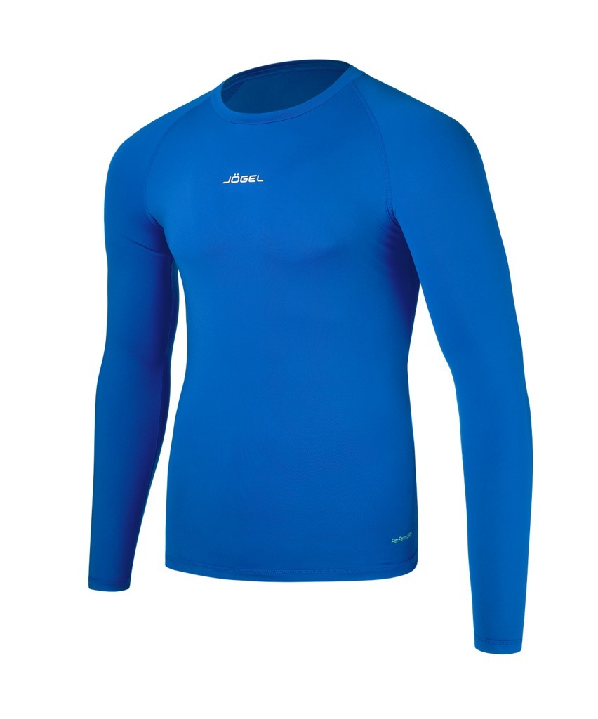 Фото Футболка компрессионная с длинным рукавом JÖGEL CAMP PerFormDRY Baselayer LS Tee, синий (2123237) - интернет-магазин МегаТерем в Москве