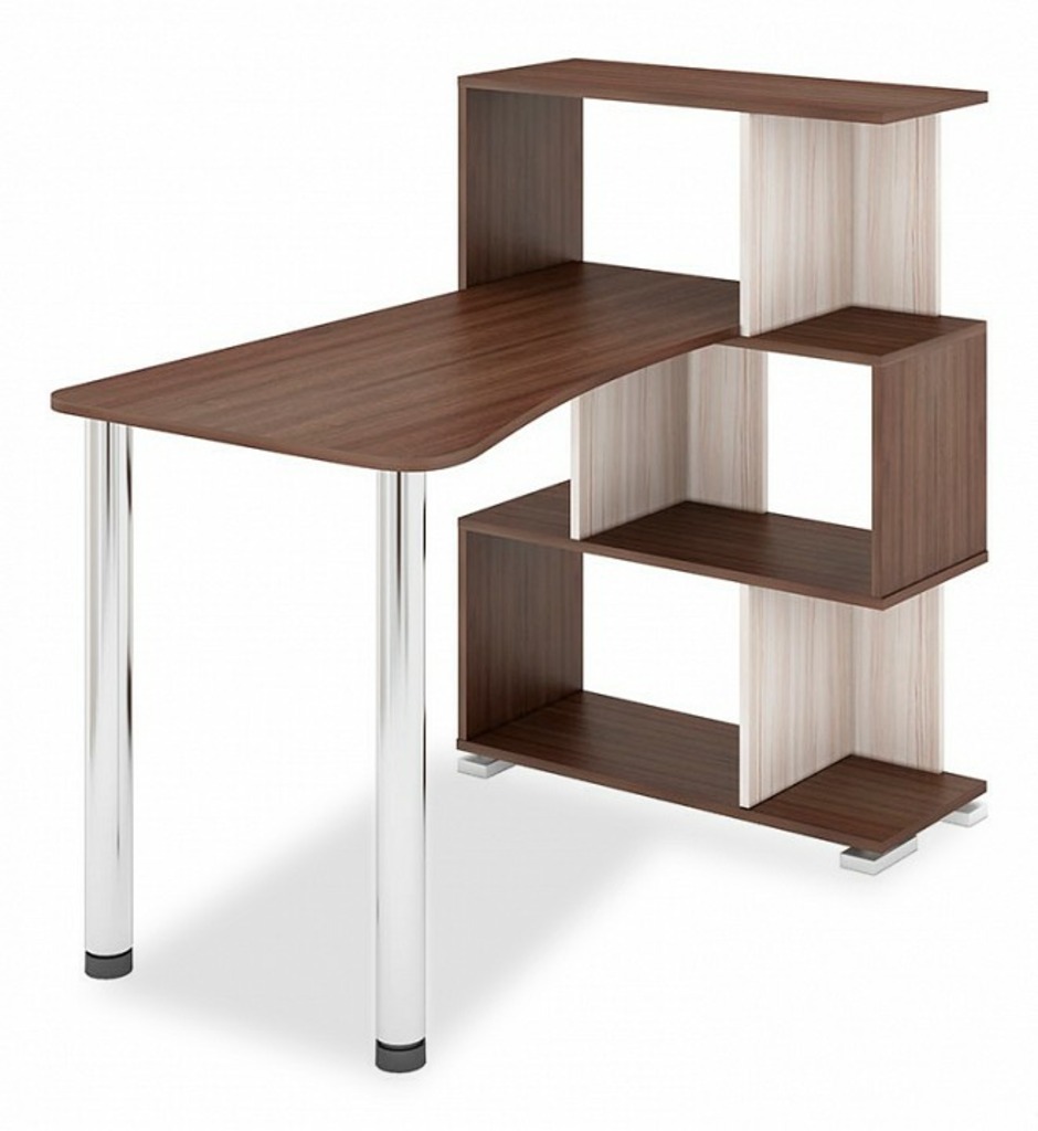 Фото Стол компьютерный Домино СЛ-5-3СТ-2 MER_SL-5-3ST-2_SHKSH - интернет-магазин МегаТерем в Москве