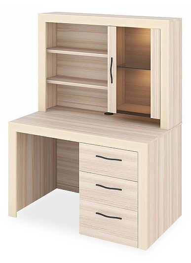 Фото Стол компьютерный Нобиле СтЯ130+НСт130Д MER_StYA130-NSt130D-KKr - интернет-магазин МегаТерем в Москве