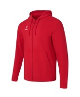 Флисовое худи на молнии JÖGEL ESSENTIAL Cotton Fleece FZ Hoodie, красный, детский (2122122)