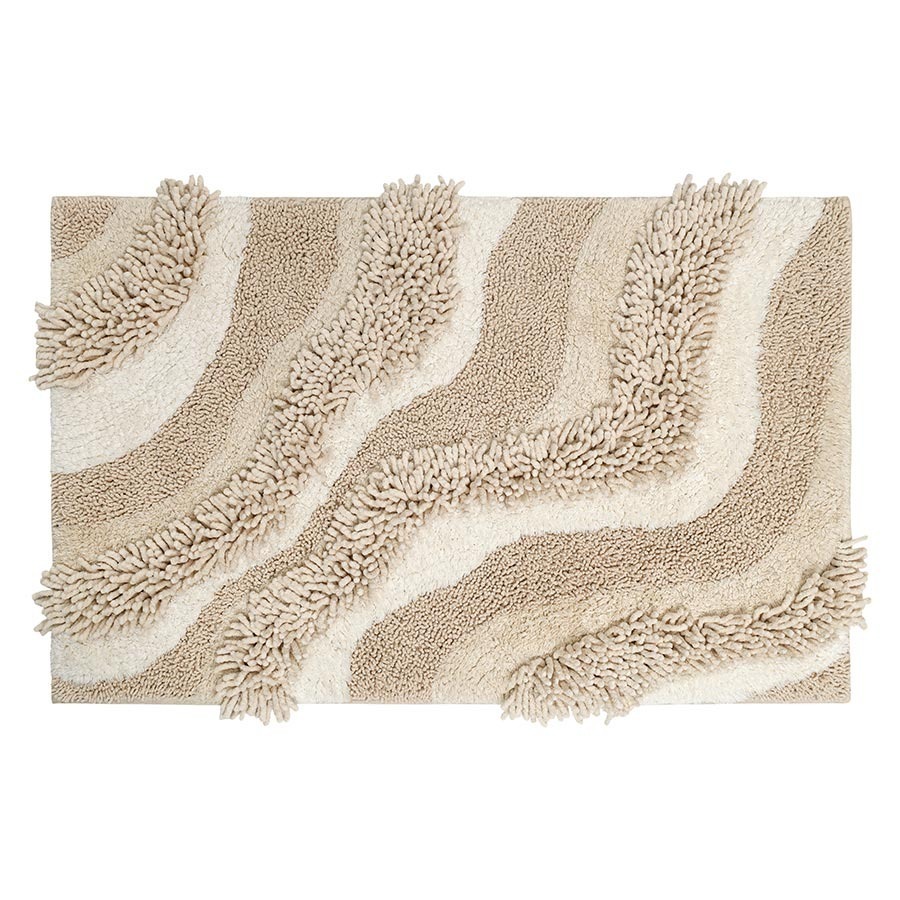 Фото Коврик для ванной sands бежевого цвета из коллекции ethnic (79887) - интернет-магазин МегаТерем в Москве