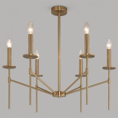 Люстра на штанге Eurosvet Anders 60142/6 латунь EV_a061930