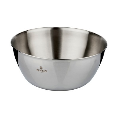 Миска agness professional 22х9 см, 2,4 л высококачественная нерж сталь 18/10 (936-313) 