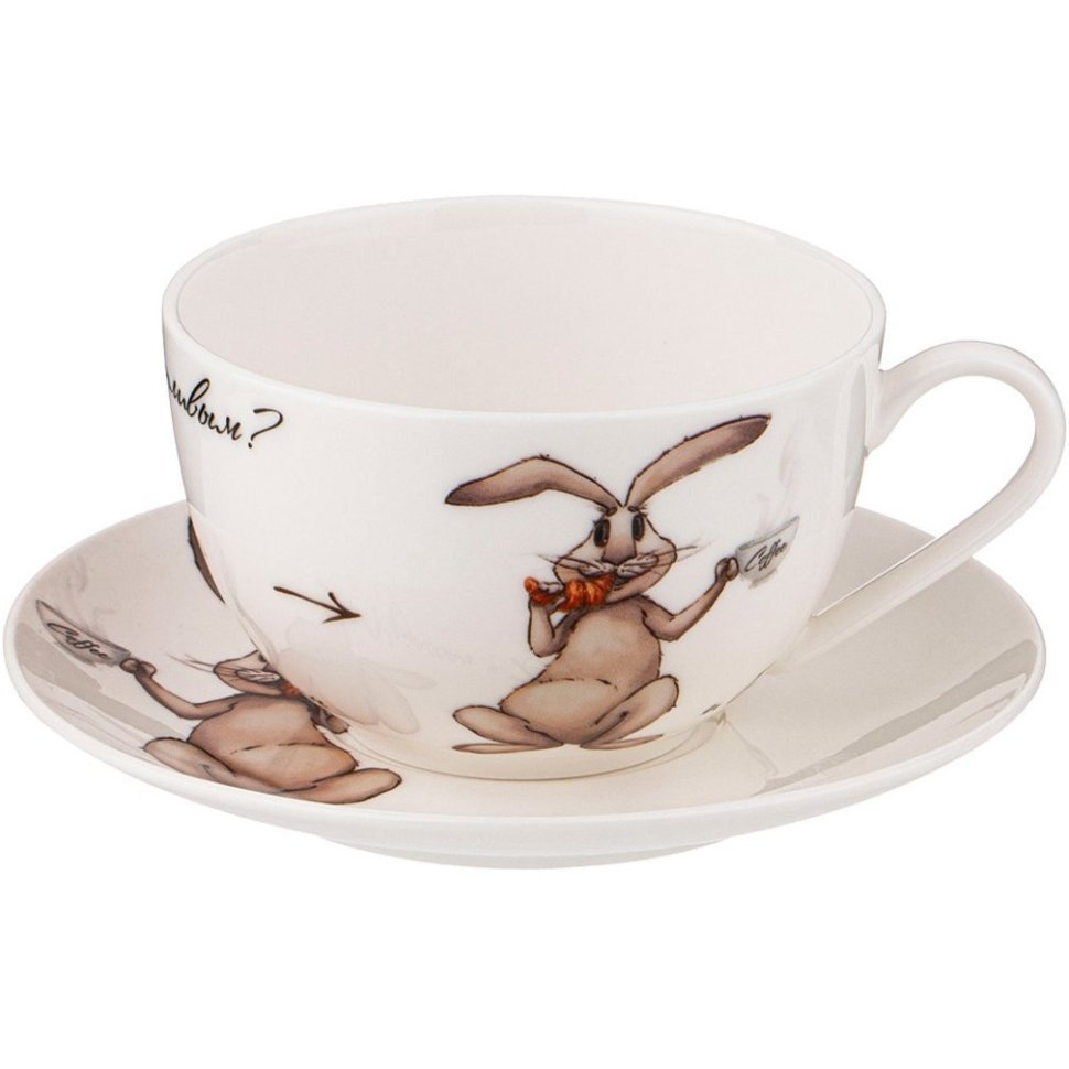 Фото Чайная пара lefard счастье есть 300 мл (85-1795)  - интернет-магазин МегаТерем в Москве