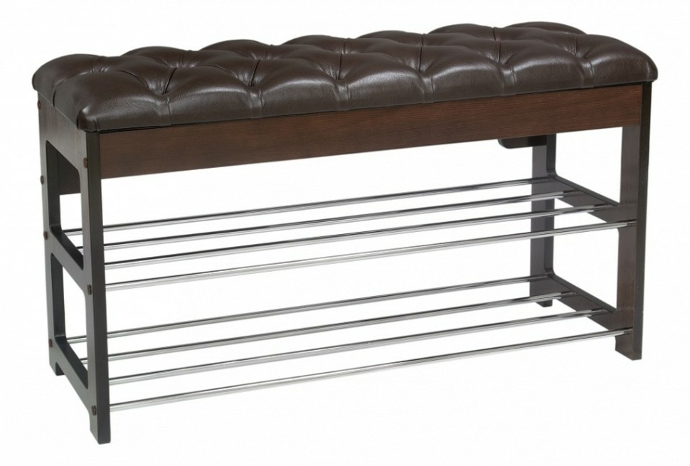 Фото Банкетка-стеллаж для обуви Leset Грейс VIS_2100949000005 - интернет-магазин МегаТерем в Москве