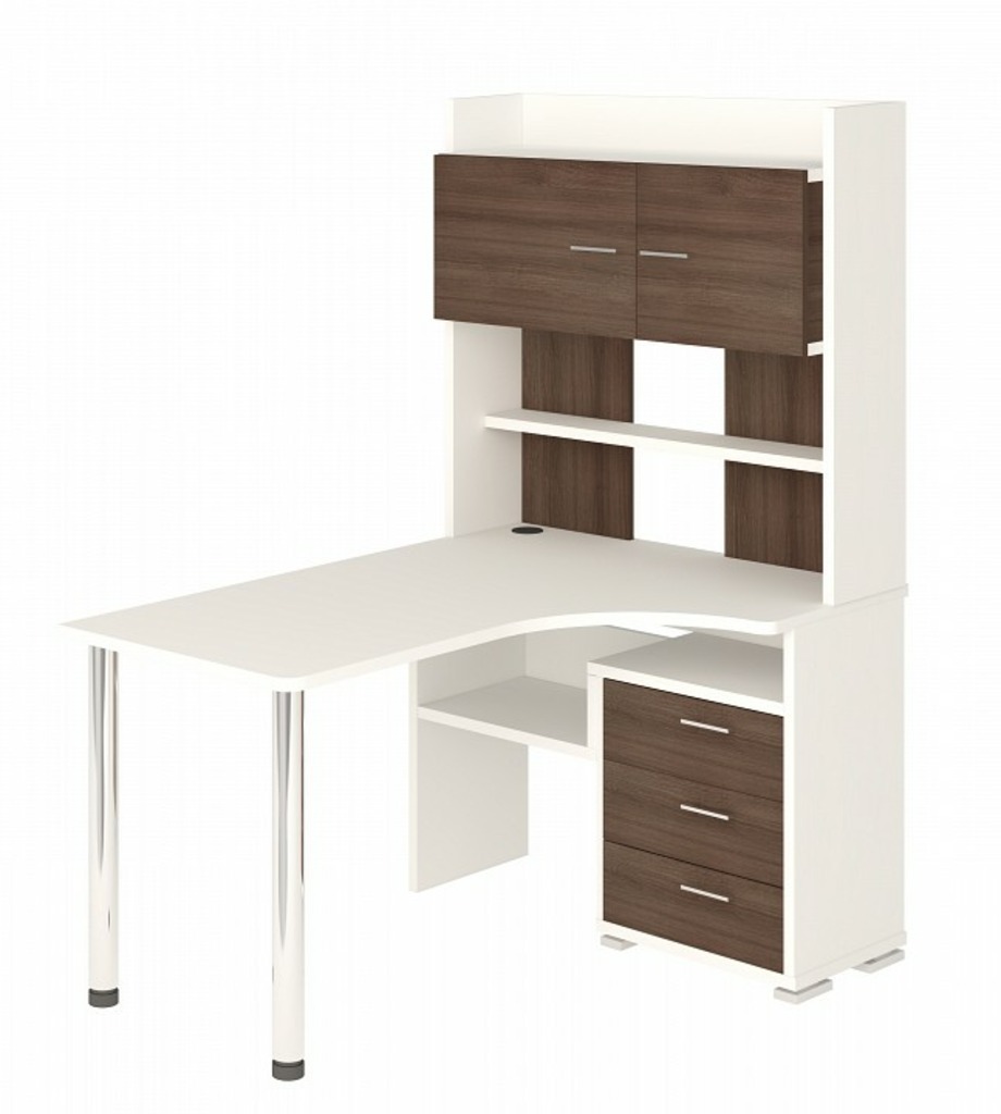 Фото Стол компьютерный Домино СР-133-130 MER_SR-133-BESH-PRAV - интернет-магазин МегаТерем в Москве