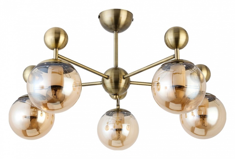 Фото Люстра на штанге EVOLUCE Pechio SLE106302-05 EVO_SLE106302-05 - интернет-магазин МегаТерем в Москве