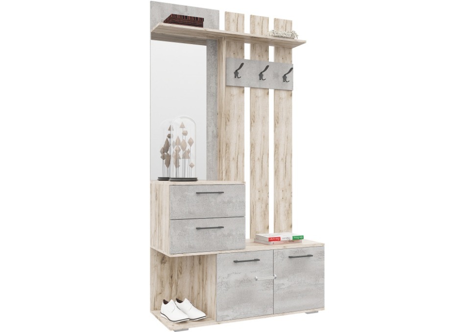 Фото Стенка для прихожей Бостон WO_508424 - интернет-магазин МегаТерем в Москве