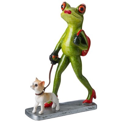 Фигурка декоративная лягушк...