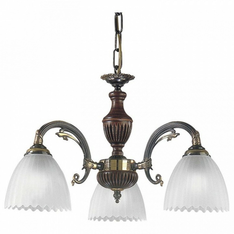 Фото Подвесная люстра Reccagni Angelo 3510 L 3510/3 RA_L_3510_3 - интернет-магазин МегаТерем в Москве