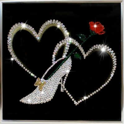 Картина Туфелька для золушки с кристаллами Swarovski (1297)