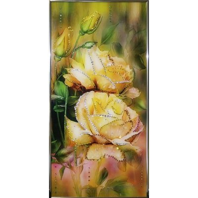 Картина Вера с кристаллами ...