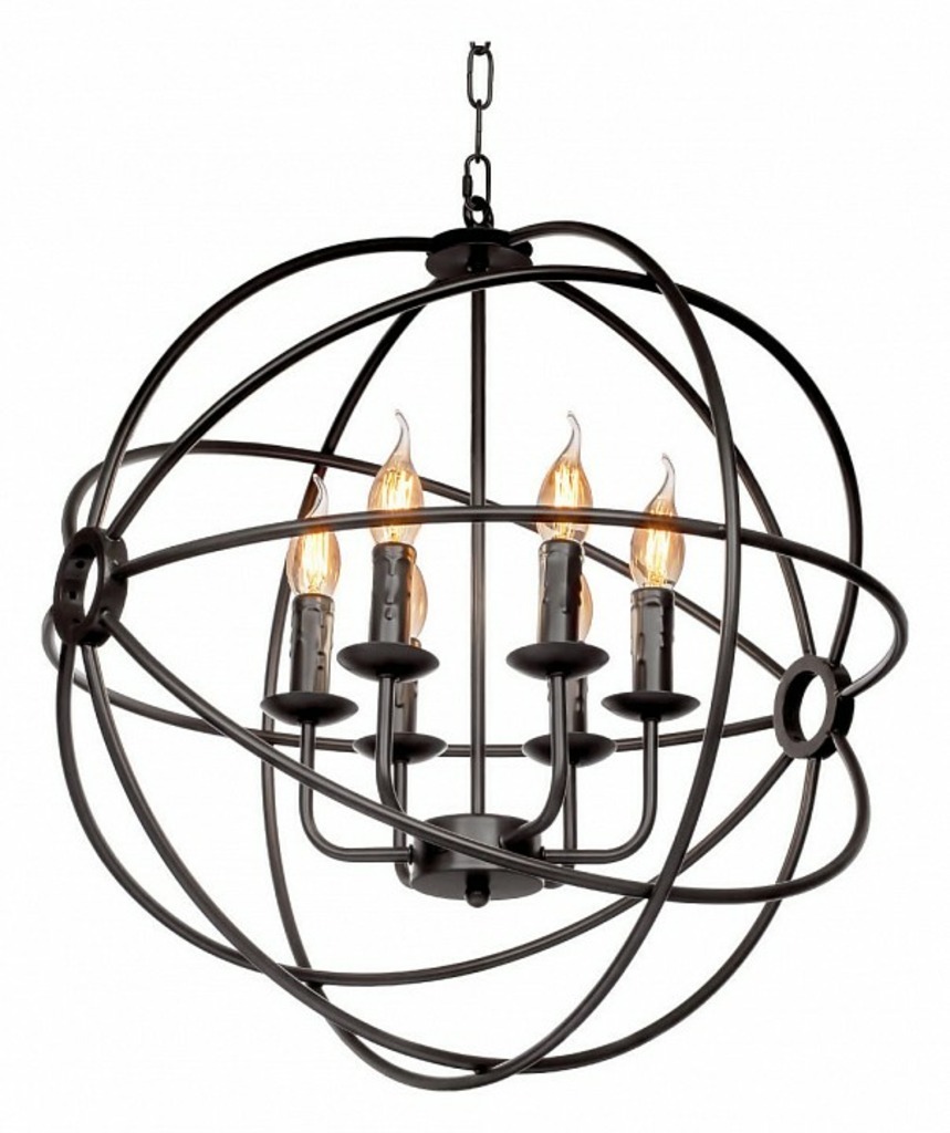 Фото Подвесная люстра Loft it Foucaults Orb LOFT1192-6 LF_LOFT1192-6 - интернет-магазин МегаТерем в Москве