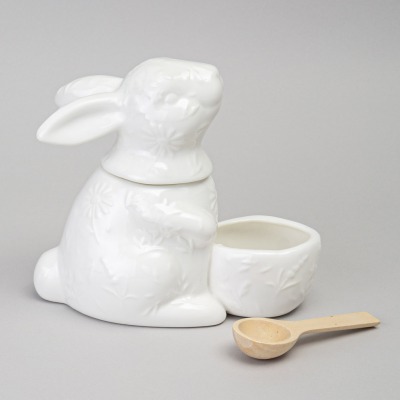 Солонка lefard "flowers story" в форме зайца 16*9*14 см 400 мл (474-259) 