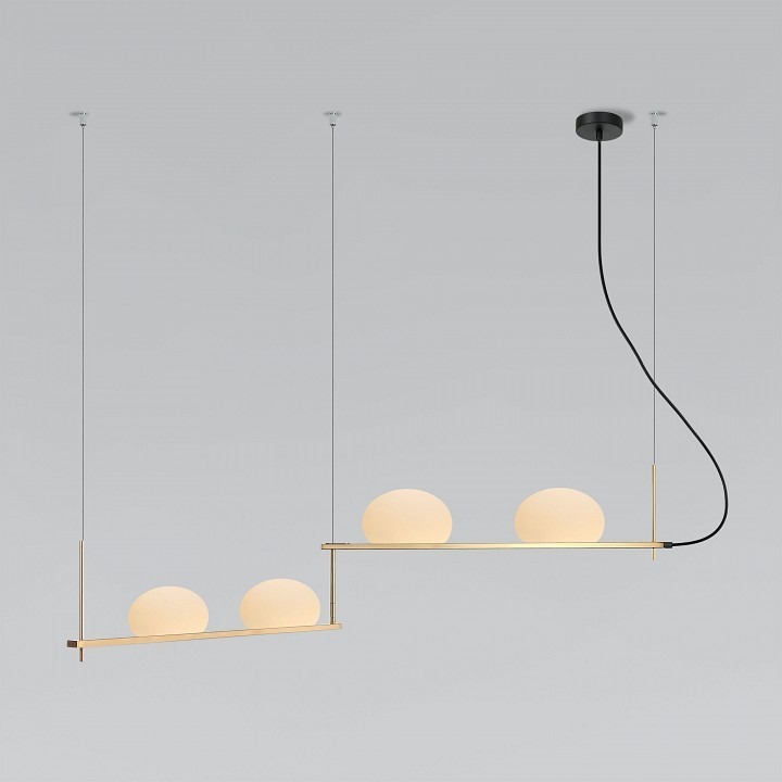 Фото Подвесной светильник Eurosvet Stair 70145/4 латунь EV_a061376 - интернет-магазин МегаТерем в Москве