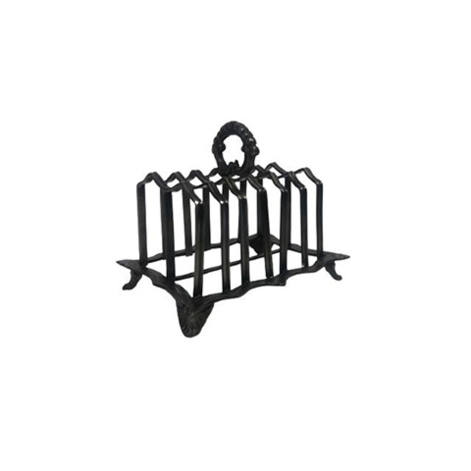 Фото Подставка для тостов PI149/AN, никель, Antique nickel, ROOMERS TABLEWARE - интернет-магазин МегаТерем в Москве