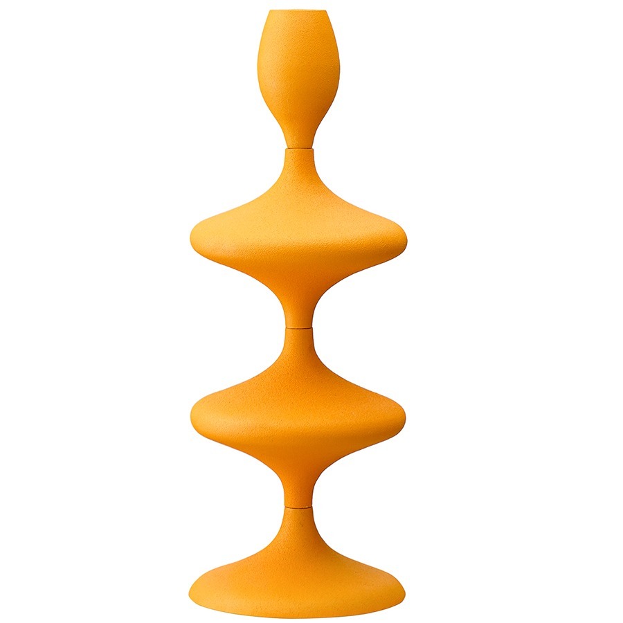 Фото Подсвечник vivlend, 29 см, оранжевый (76301) - интернет-магазин МегаТерем в Москве